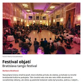 Festival objatí - Bratislava tango festival