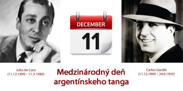 11. december - Medzinárodný deň argentínskeho tanga