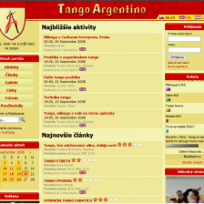 TangoArgentino.sk sa mení na portál (2008)